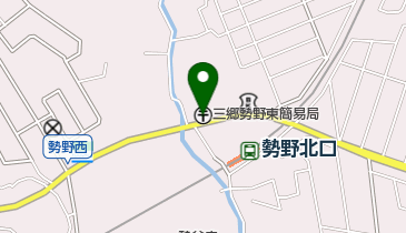 三郷勢野東簡易郵便局の地図画像