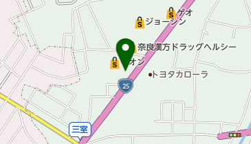 イオンいかるが内簡易郵便局の地図画像