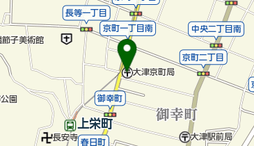 大津京町郵便局の地図画像