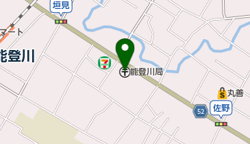 能登川郵便局の地図画像