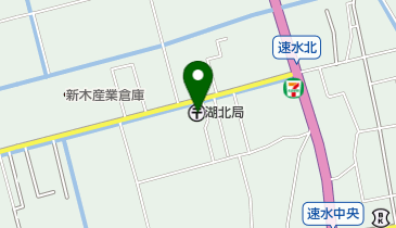 湖北郵便局の地図画像