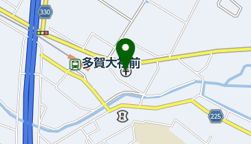 多賀郵便局の地図画像