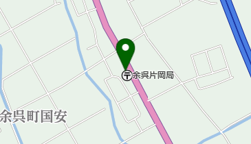 余呉片岡郵便局の地図画像