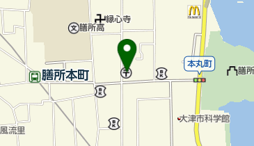 大津膳所本町郵便局の地図画像