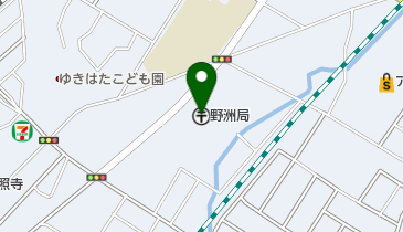 野洲郵便局の地図画像