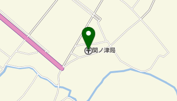 関ノ津郵便局の地図画像