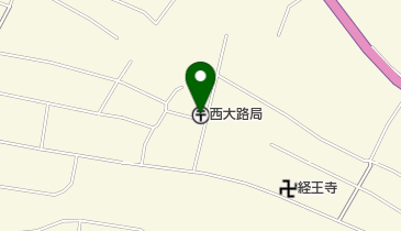 西大路郵便局の地図画像