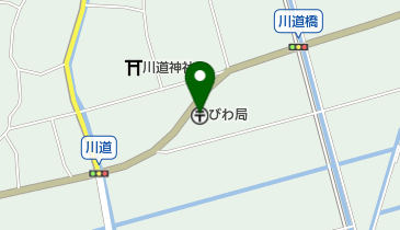 びわ郵便局の地図画像