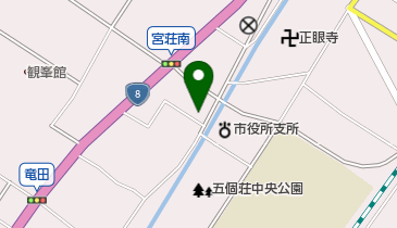 五個荘郵便局の地図画像