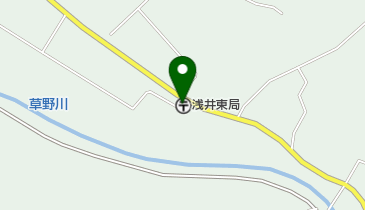 浅井東郵便局の地図画像