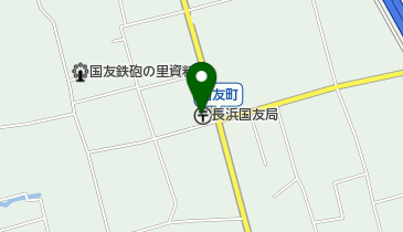 長浜国友郵便局の地図画像