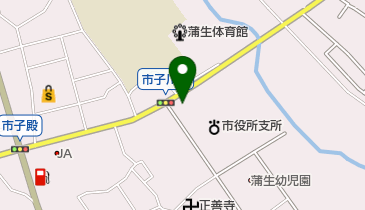 蒲生郵便局の地図画像