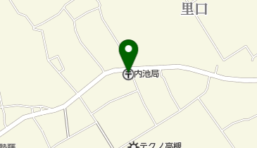 内池郵便局の地図画像