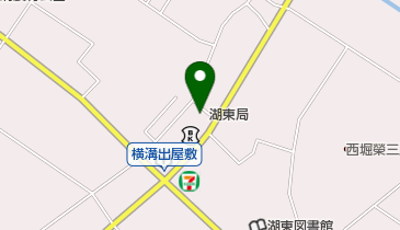 湖東郵便局の地図画像