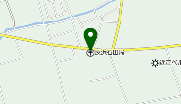 長浜石田郵便局の地図画像