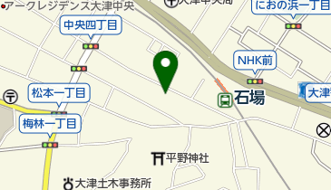 大津松本郵便局の地図画像