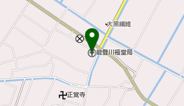 能登川福堂郵便局の地図画像
