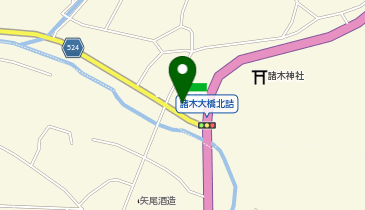 西桜谷郵便局の地図画像