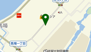 彦根馬場郵便局の地図画像