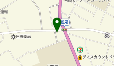 日野雲雀野郵便局の地図画像