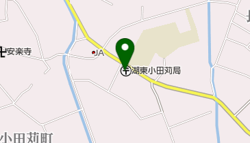 湖東小田苅郵便局の地図画像