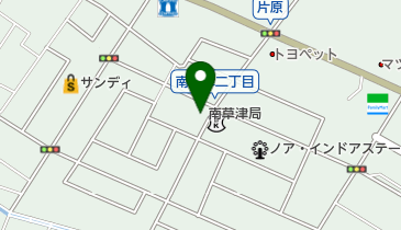 南草津郵便局の地図画像