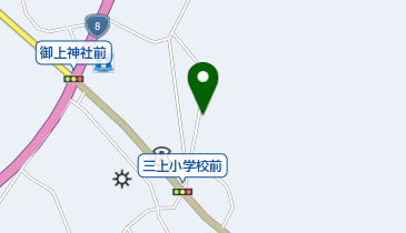 三上簡易郵便局の地図画像