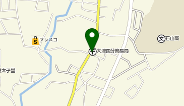 大津国分簡易郵便局の地図画像