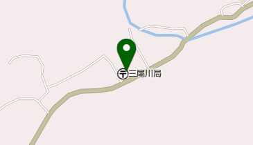 三尾川郵便局の地図画像