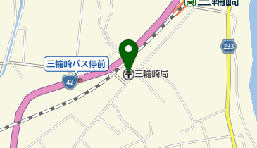 三輪崎郵便局の地図画像