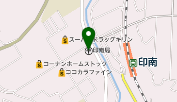 印南郵便局の地図画像