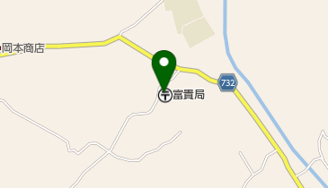 富貴郵便局の地図画像