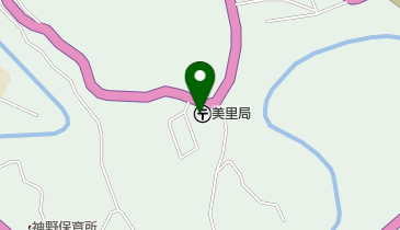 美里郵便局の地図画像