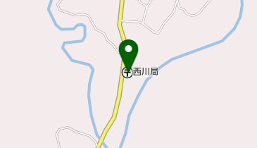 西川郵便局の地図画像