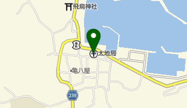 太地郵便局の地図画像