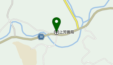 上芳養郵便局の地図画像