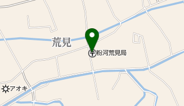 粉河荒見郵便局の地図画像