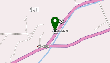 五西月郵便局の地図画像