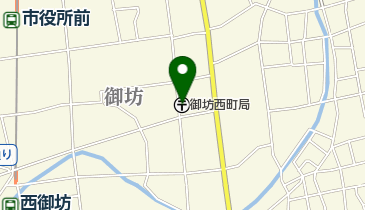 御坊西町郵便局の地図画像