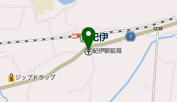 紀伊駅前郵便局の地図画像
