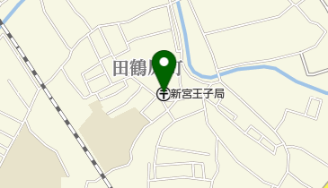 新宮王子郵便局の地図画像