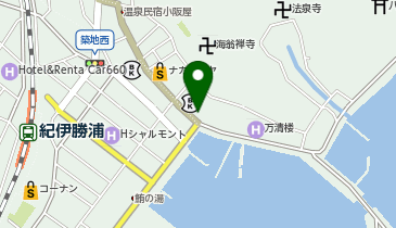 那智勝浦港郵便局の地図画像