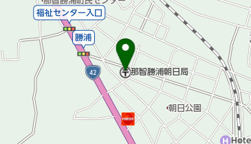 那智勝浦朝日郵便局の地図画像