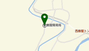 敷屋簡易郵便局の地図画像