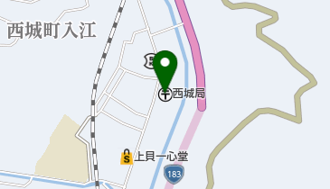 西城郵便局の地図画像