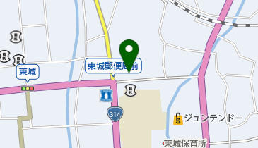 東城郵便局の地図画像