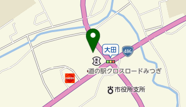 御調郵便局の地図画像