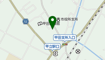 甲田郵便局の地図画像