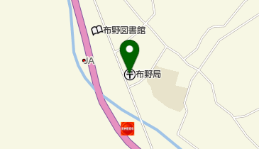 布野郵便局の地図画像