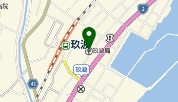 玖波郵便局の地図画像